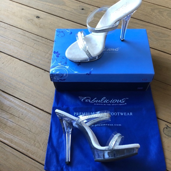 Pleaser Fabulicious premium clear heels - Picture 4 of 8